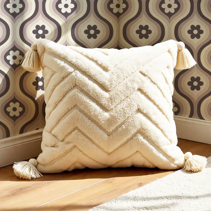 Monica Groovy Daisy Ogee Deep Plum Ivory Wallpaper