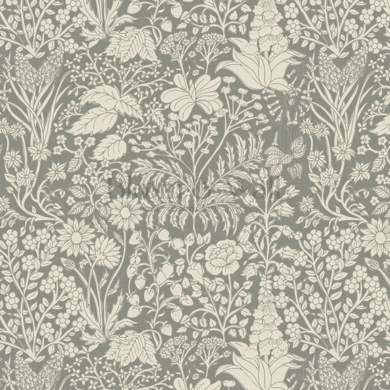 Montpellier Garden Sage Wallpaper