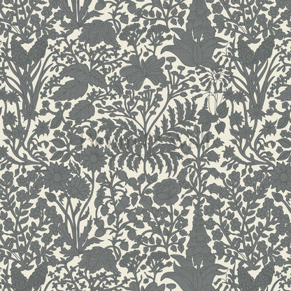 Montpellier Garden Slate Wallpaper