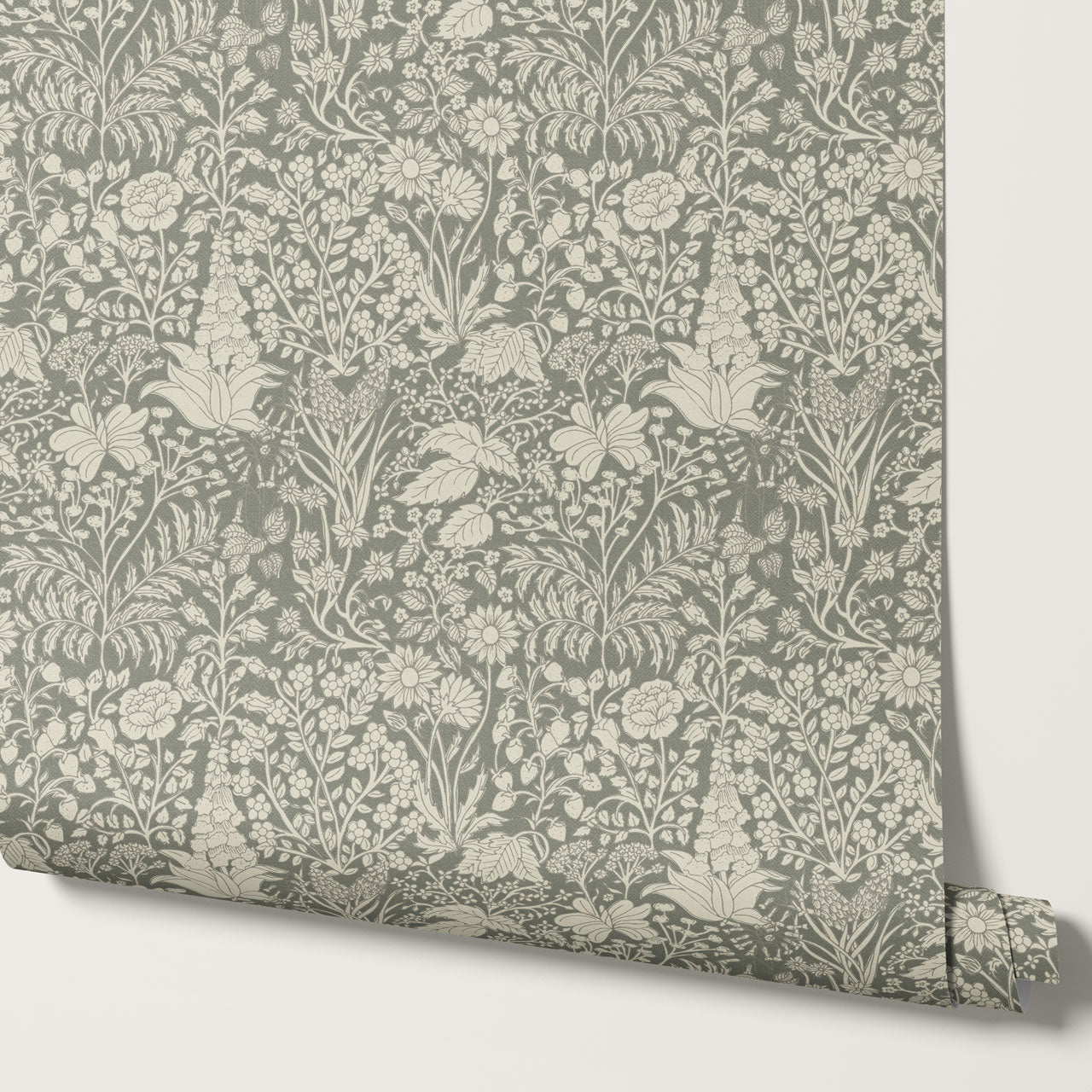 Montpellier Garden Sage Wallpaper