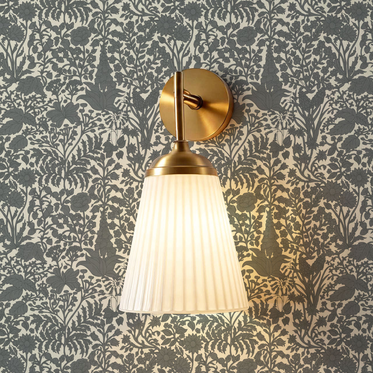 Montpellier Garden Slate Wallpaper