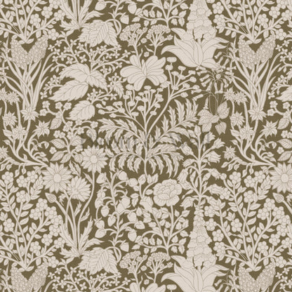 Montpellier Garden Moss Wallpaper