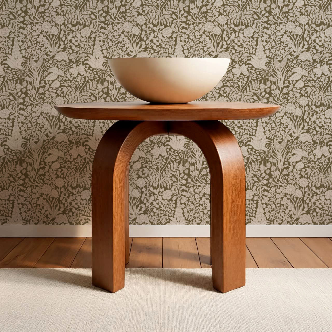 Montpellier Garden Moss Wallpaper