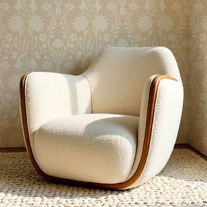 Moretta Wild Garden Tawny Cream Wallpaper