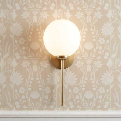 Moretta Wild Garden Tawny Cream Wallpaper