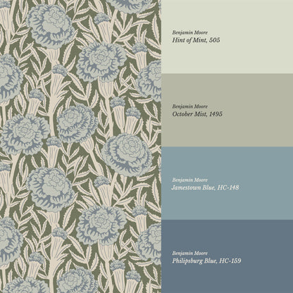 Mylle Garden Green Wallpaper
