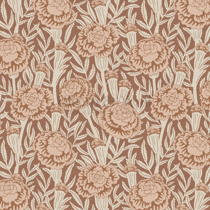 Mylle Garden Clay Rust Wallpaper