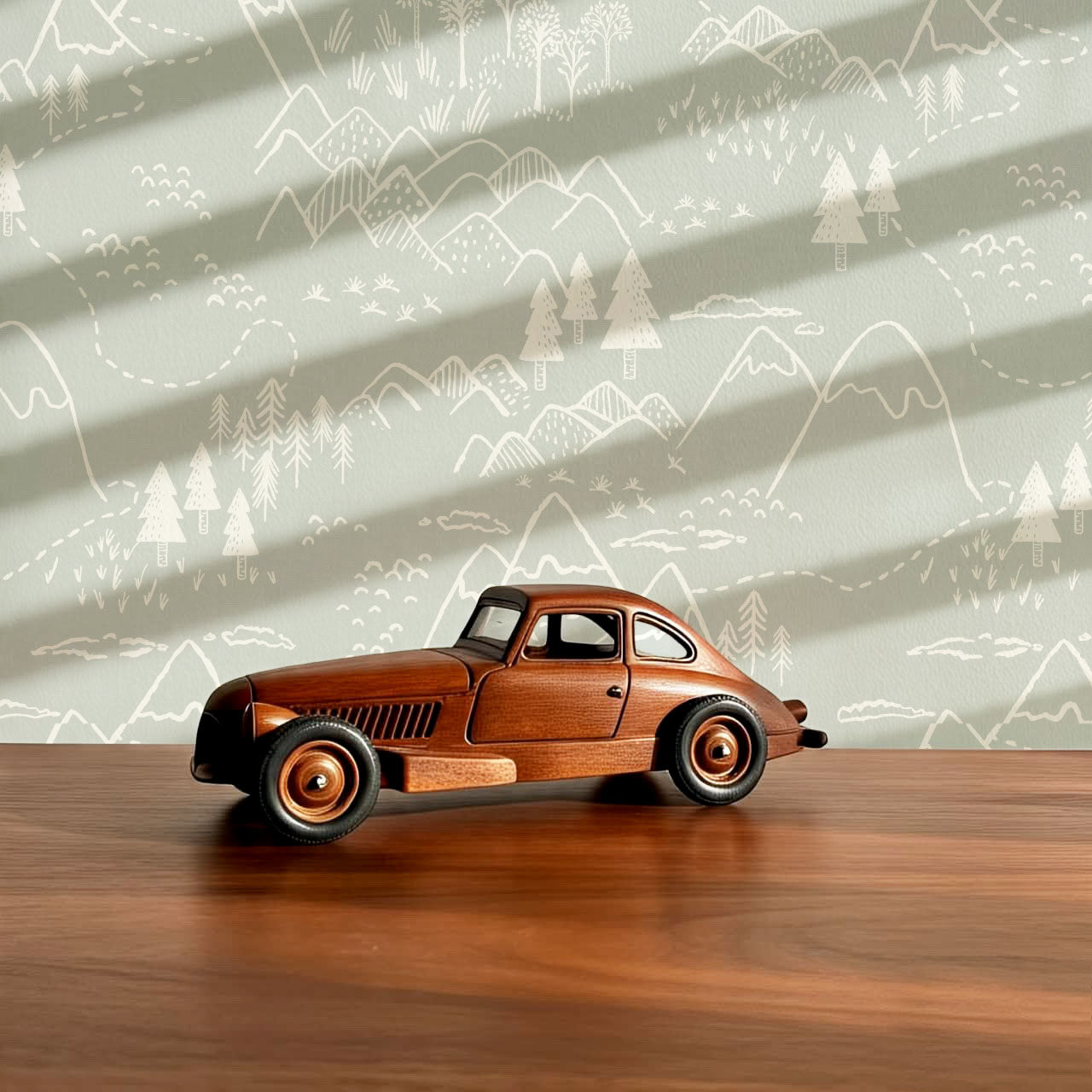 Blair Mountain Tops Sea Salt Wallpaper