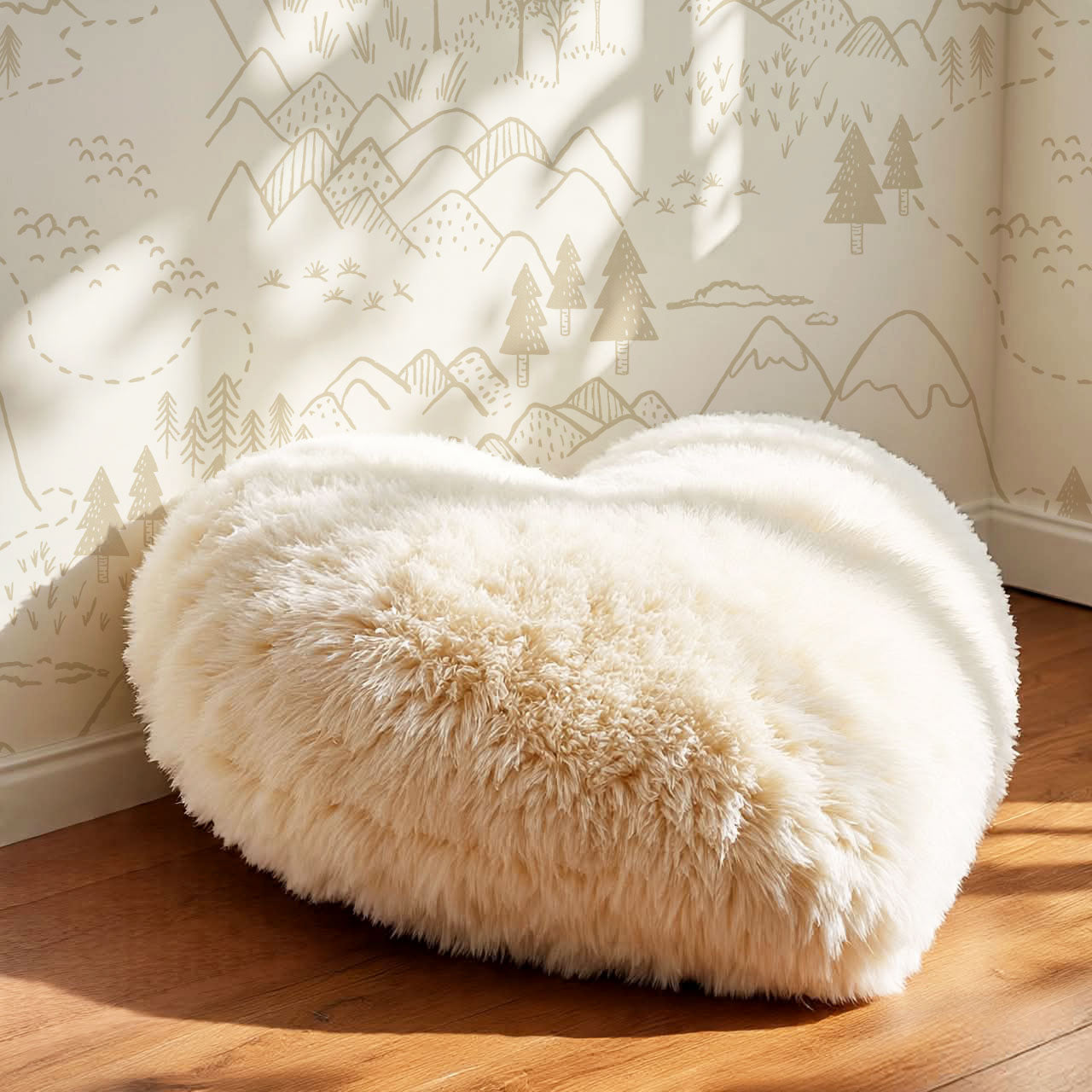 Blair Mountain Tops Oat Wallpaper