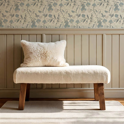 Nella Sweet Pea Cream Sky Wallpaper