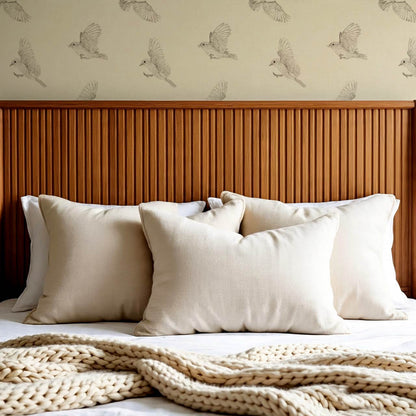 Nerissa Birds Pale Honey Wallpaper