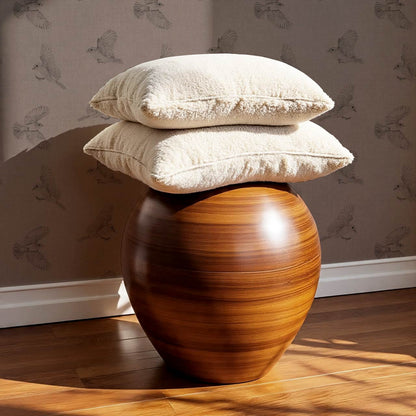 Nerissa Birds Brown Wallpaper