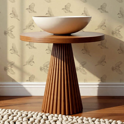 Nerissa Birds Pale Honey Wallpaper