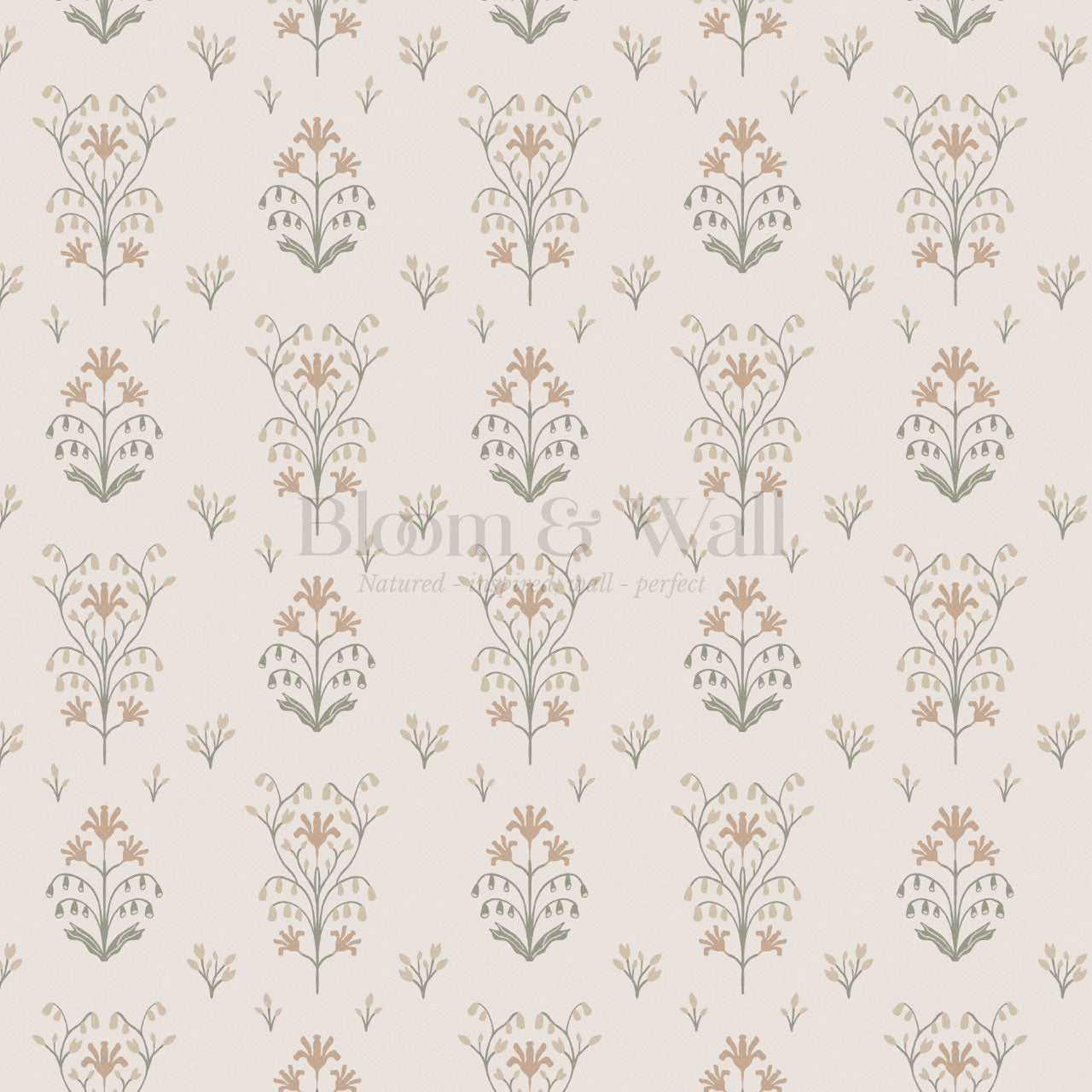 Neva Garden Neutral Wallpaper
