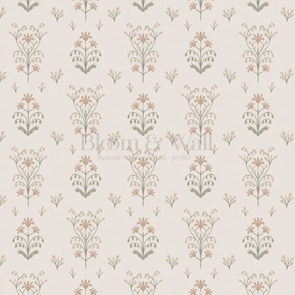 Neva Garden Neutral Wallpaper