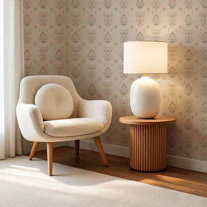 Neva Garden Neutral Wallpaper