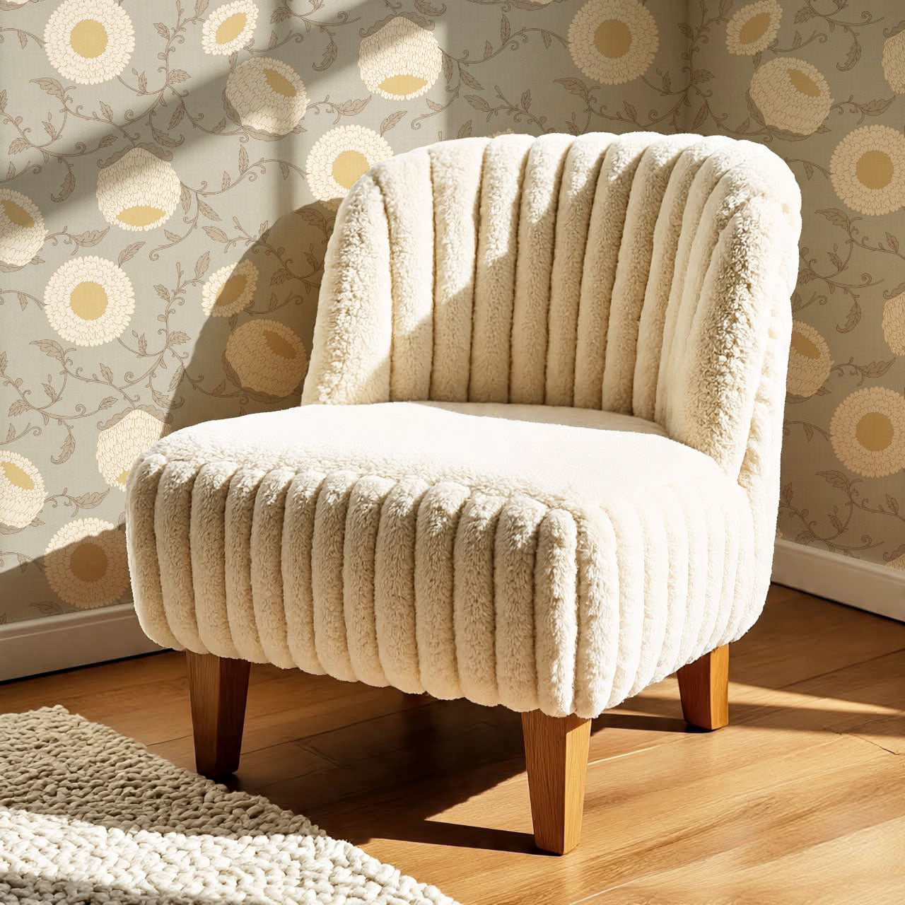 Nora Woodblock Peony Stone Wallpaper