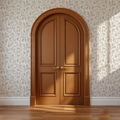 Nova Twisting Thistle Neutral Wallpaper