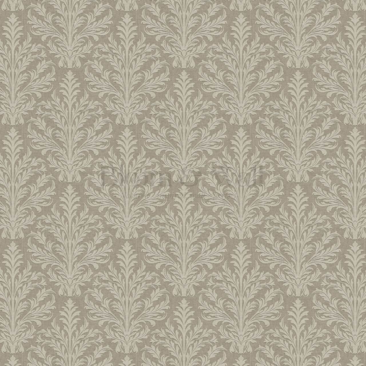 Novalie Diamond Damask Olive Stone Wallpaper