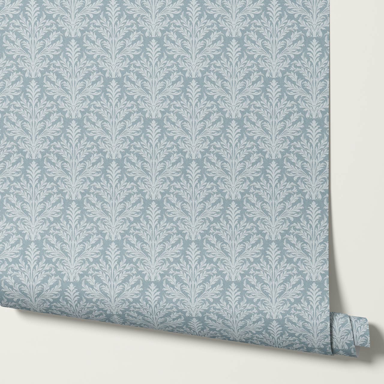 Novalie Diamond Damask Blue Sky Wallpaper