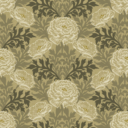 Nyla Blooming Garden Green Wallpaper