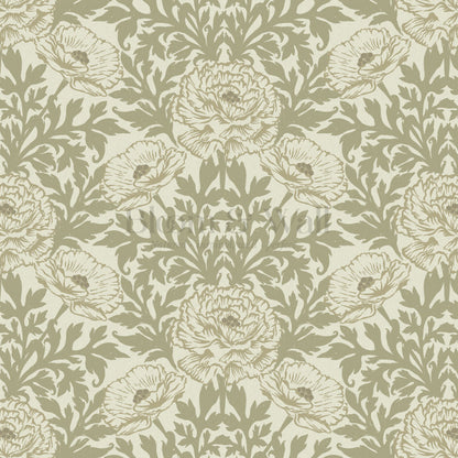 Nyla Blooming Garden Sage Wallpaper