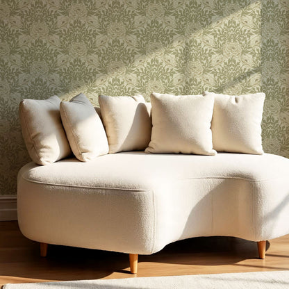 Nyla Blooming Garden Sage Wallpaper