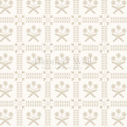 Octavie Dandelion Beige Wallpaper
