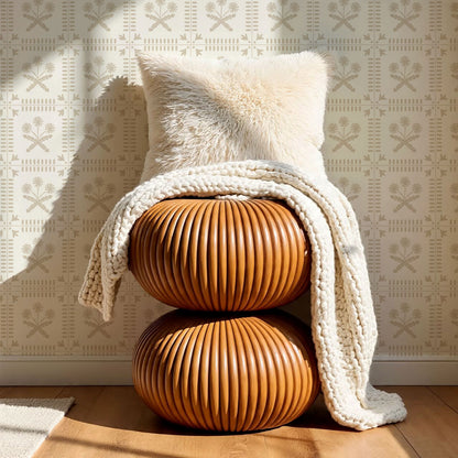 Octavie Dandelion Beige Wallpaper