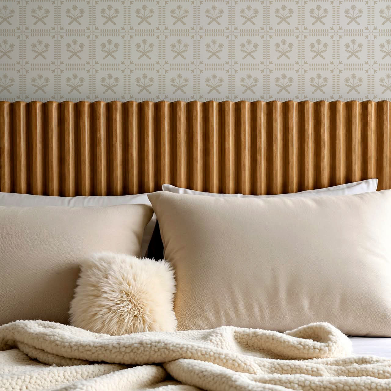 Octavie Dandelion Beige Wallpaper