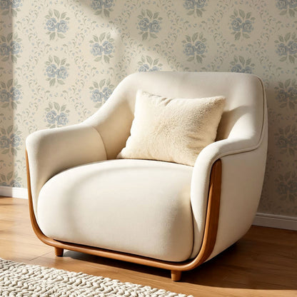 Odelia Large Bloomery Slate Beige Wallpaper