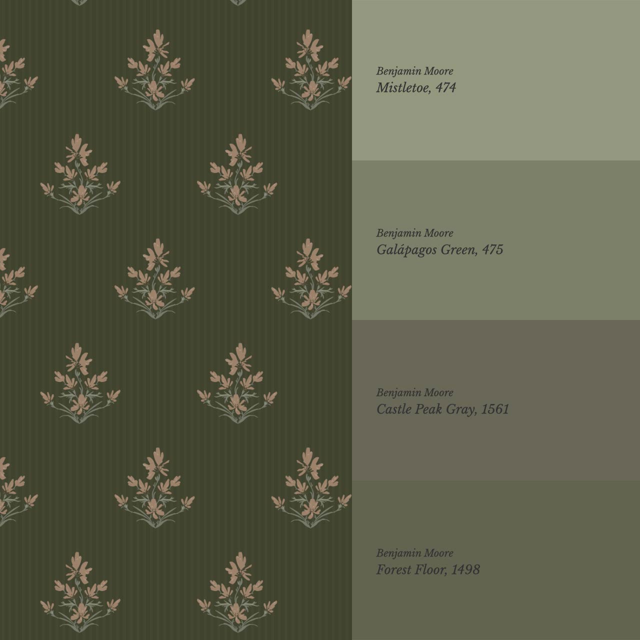 Odette Blooms Forest Wallpaper