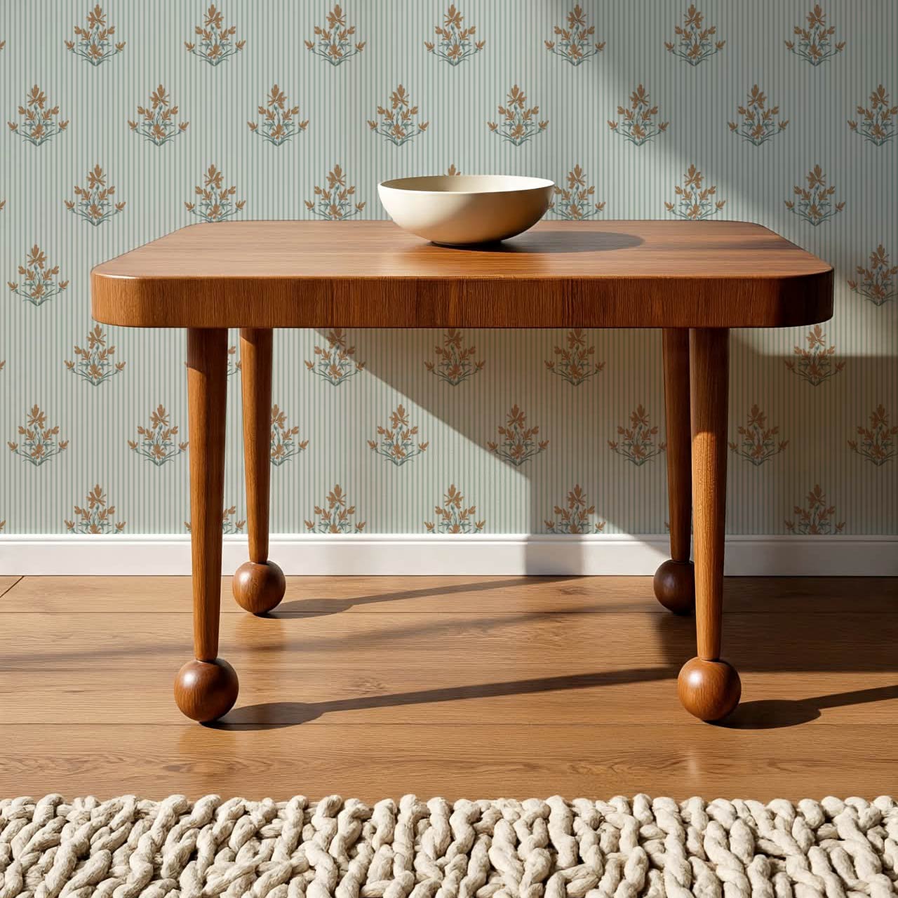 Odette Blooms Marigold Mint Wallpaper