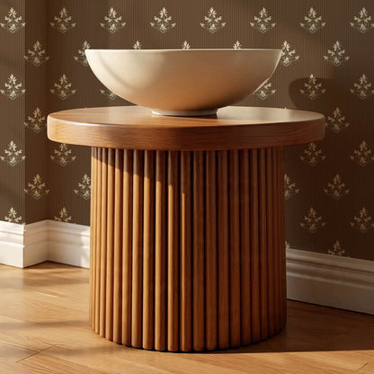 Odette Blooms Mocha Wallpaper