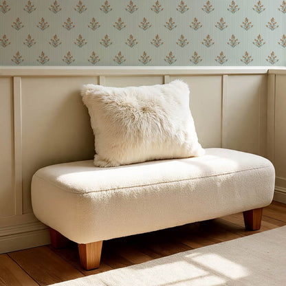 Odette Blooms Marigold Mint Wallpaper