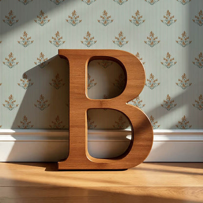 Odette Blooms Marigold Mint Wallpaper