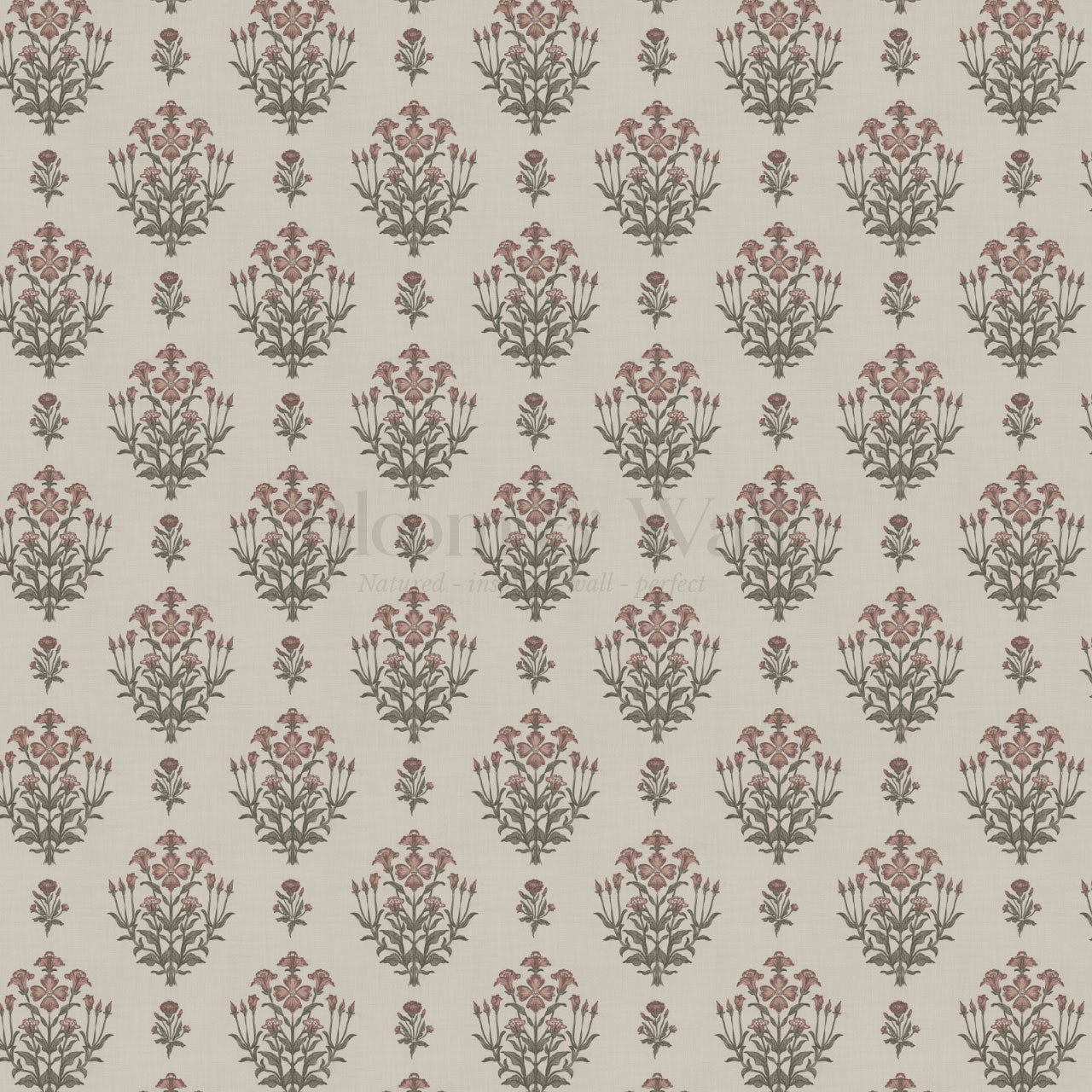 Odile Spring Antique Weeds Wallpaper