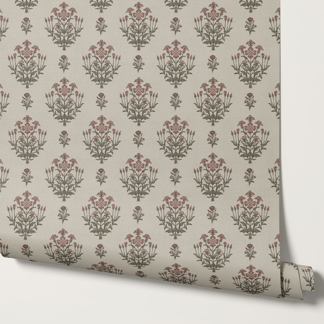 Odile Spring Antique Weeds Wallpaper
