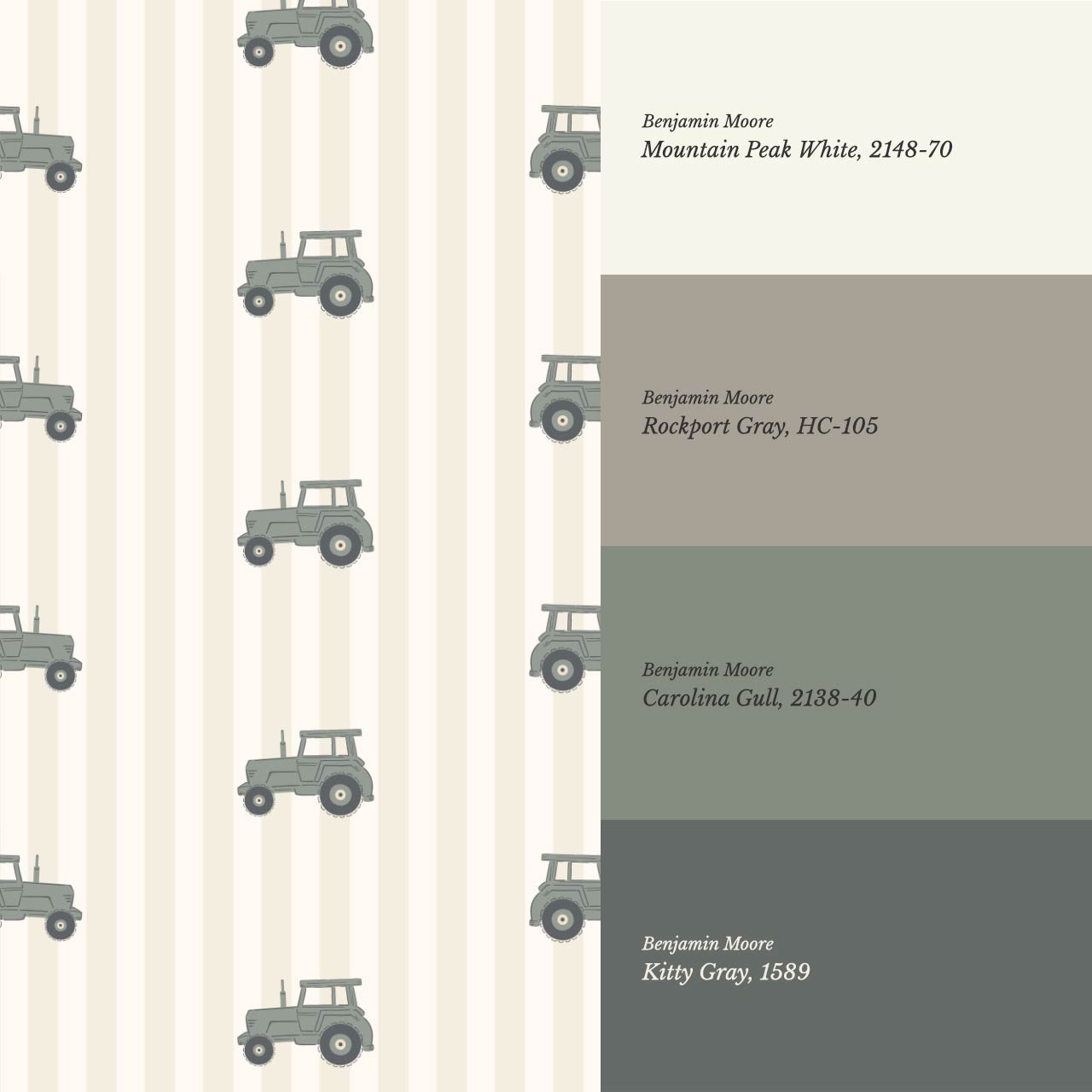 Oliver Tractors Yellow Stripe Green Tractor Wallpaper