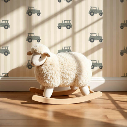 Oliver Tractors Yellow Stripe Green Tractor Wallpaper