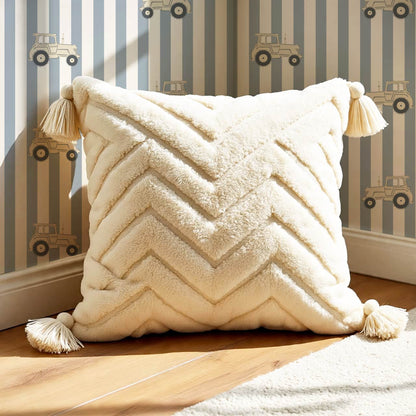 Oliver Tractors Blue Stripe Tan Tractor Wallpaper