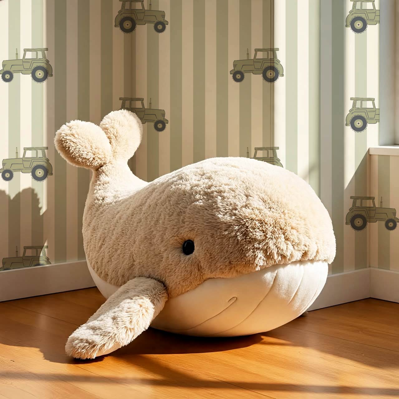 Oliver Tractors Green Stripe Tractor Wallpaper