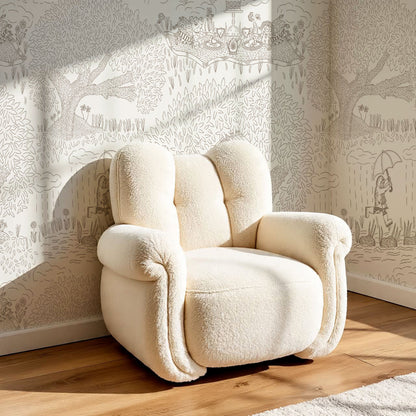 Olivia Outdoor Play Taupe Wallpaper