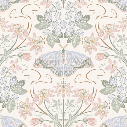 Parker Passionflower Garden Pastel Wallpaper