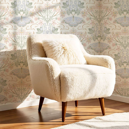 Parker Passionflower Garden Pastel Wallpaper