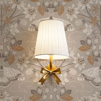 Parker Passionflower Garden Beige Wallpaper