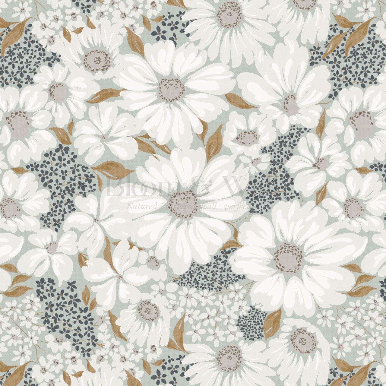 Pauline Daisy Bouquet Sky Wallpaper