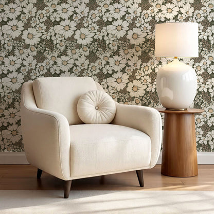 Pauline Daisy Bouquet Forest Wallpaper