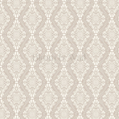 Pearl Imperial Damask Sand Wallpaper