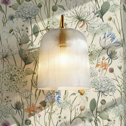 Perlette Wildflower Whisper Cream Wallpaper